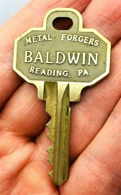 metal forgers baldwin reading pa house key|Baldwin Metal Forgers Lot Of *SIX* 6 Keys Vintage Brass .